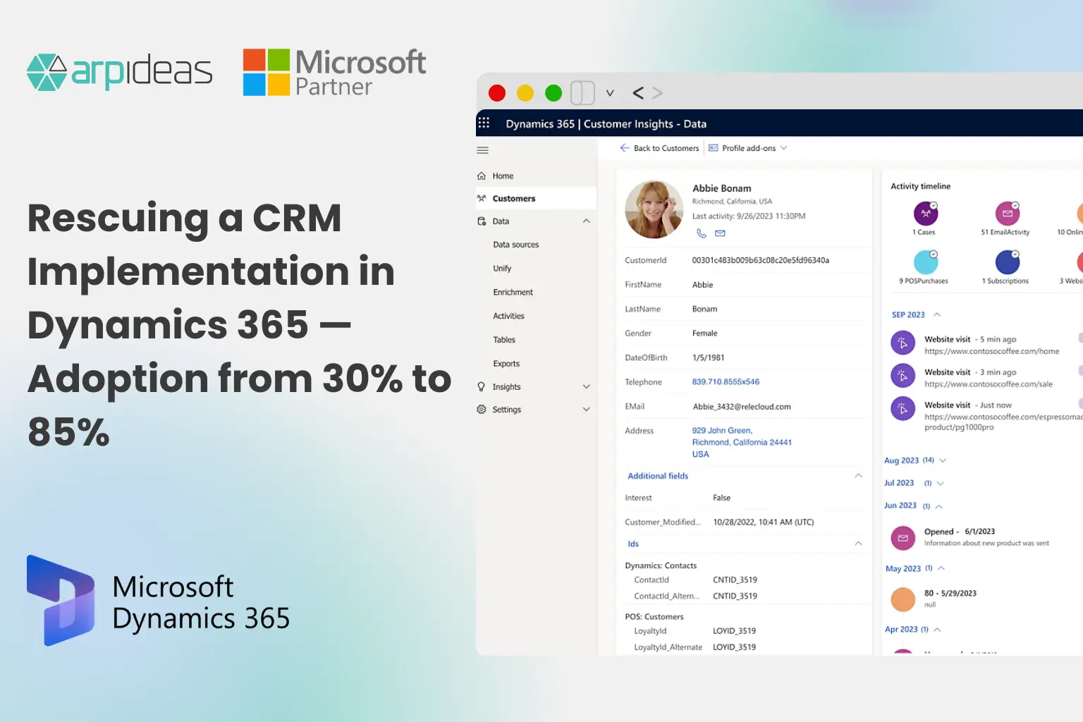 Rescuing a CRM Implementation in Dynamics 365 — Adoption from 30% to 85%