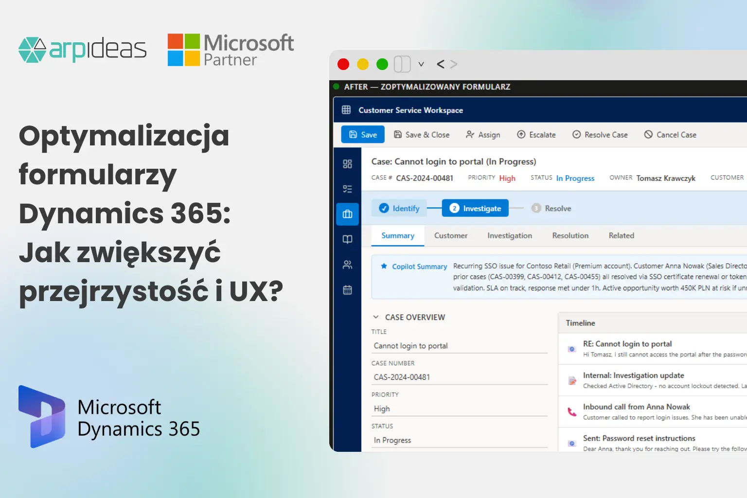 Optymalizacja formularzy Dynamics 365: Jak zwiększyć przejrzystość i UX?
