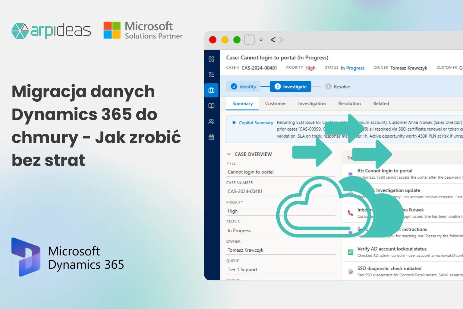 Migracja danych Dynamics 365 do chmury bez strat