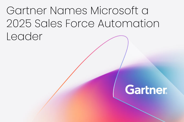 Gartner Names Microsoft a 2025 Sales Force Automation Leader
