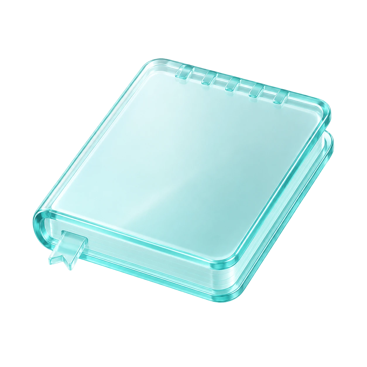 Glass-styled book