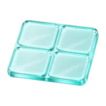 Glass-styled panel