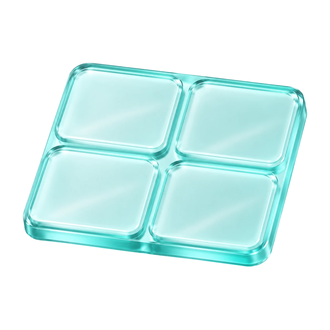 Glass-styled panel